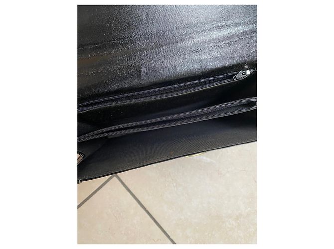 Christian Dior Handtasche aus schwarzem Leder - Ansicht 5