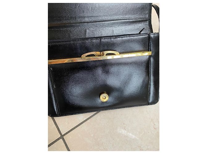 Christian Dior Handtasche aus schwarzem Leder - Ansicht 6