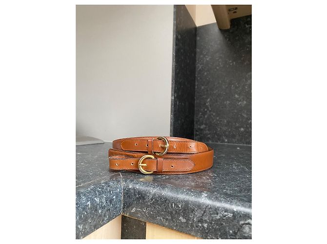 Cinturón Céline de piel 75cm - vista 4