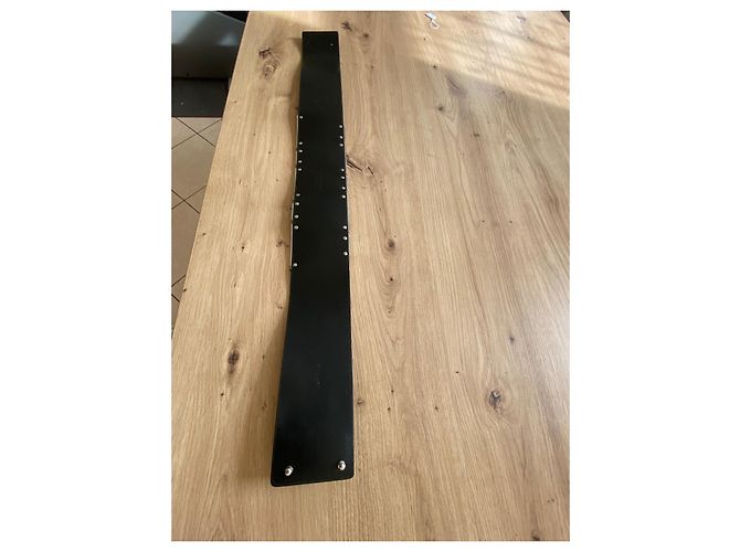 Saint Laurent Gürtel aus schwarzem Leder 80cm - Ansicht 5