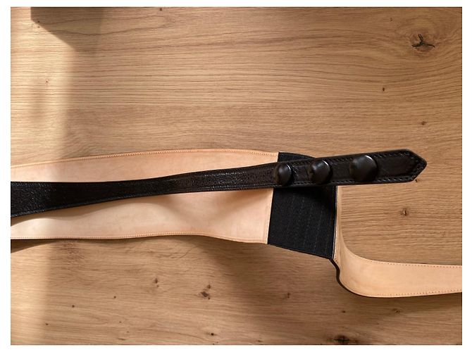 Isabel Marant Gürtel aus Leder schwarz 80 cm - Ansicht 5
