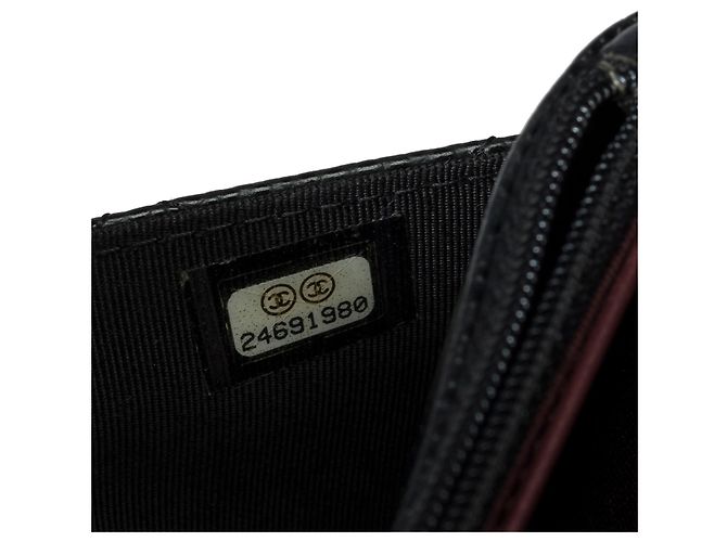 Sac CHANEL Wallet on Chain en Cuir Noir - 101574 - vue 8