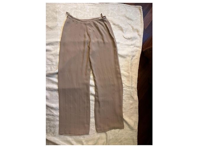 Pantalones de seda Hermès Crudo - vista 2