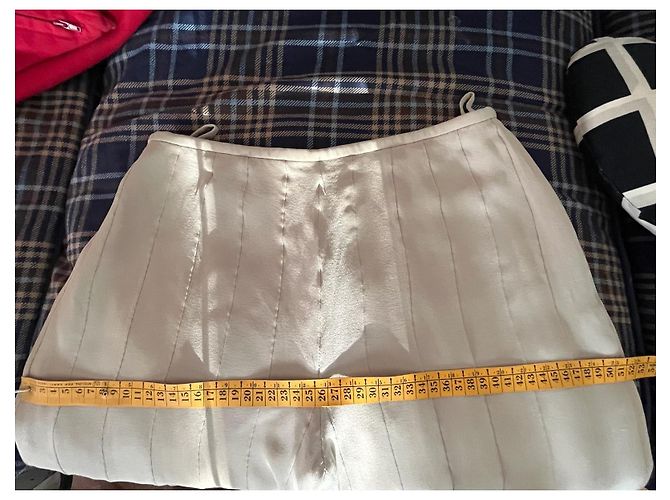 Pantalones de seda Hermès Crudo - vista 8