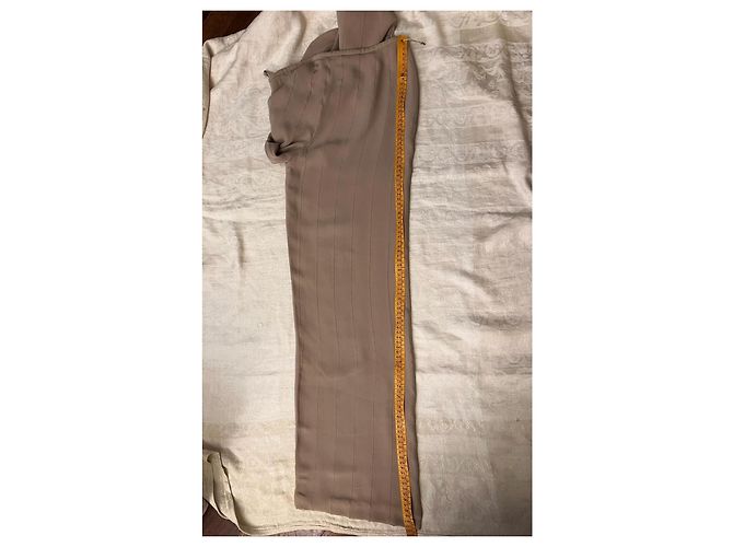 Pantalones de seda Hermès Crudo - vista 9