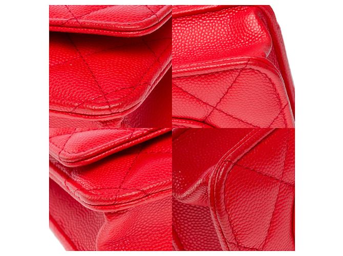 CHANEL Wallet on Chain Bag in Red Leather - 101577 - view 12