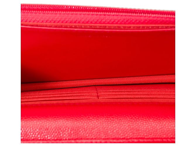 CHANEL Wallet on Chain Bag in Red Leather - 101577 - view 9