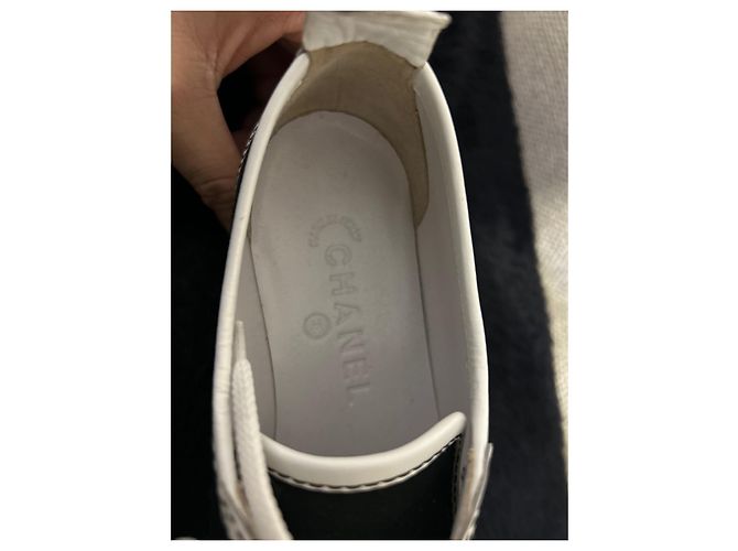 Chanel Design del canale da tennis di Karl Lagarfeld Nero Bianco - vista 10