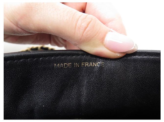 BORSA A MANO CHANEL EAST WEST CHOCOLATE BAR IN PELLE TRAPUNTATA NERA Nero - vista 11