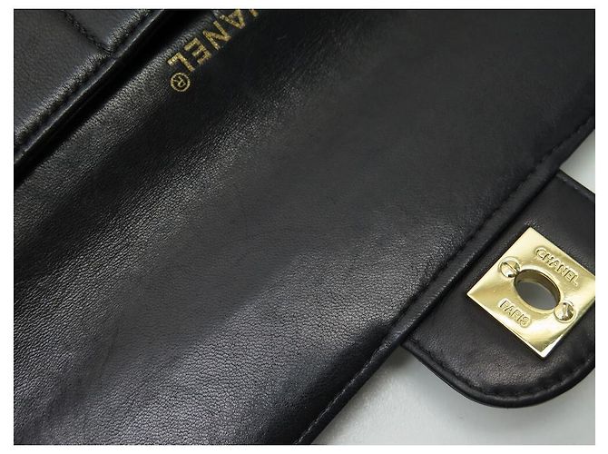 BORSA A MANO CHANEL EAST WEST CHOCOLATE BAR IN PELLE TRAPUNTATA NERA Nero - vista 14