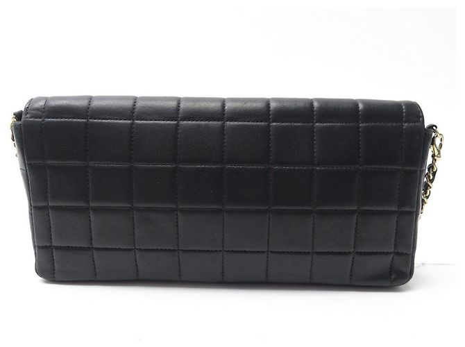BORSA A MANO CHANEL EAST WEST CHOCOLATE BAR IN PELLE TRAPUNTATA NERA Nero - vista 2