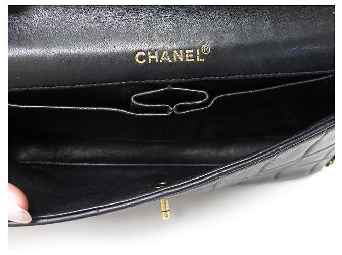 BORSA A MANO CHANEL EAST WEST CHOCOLATE BAR IN PELLE TRAPUNTATA NERA Nero - vista 9