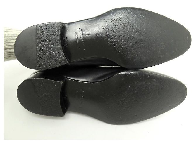 SCARPE JOHN LOBB STIVALI FOWEY 8E 42 SCARPE CHUKKA + POCHON IN PELLE NERA - vista 3