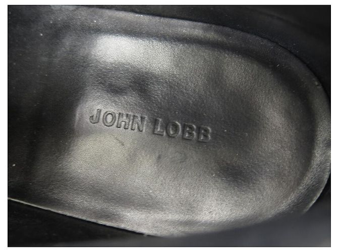 SCARPE JOHN LOBB STIVALI FOWEY 8E 42 SCARPE CHUKKA + POCHON IN PELLE NERA - vista 5