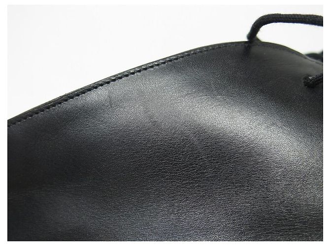 SCARPE JOHN LOBB STIVALI FOWEY 8E 42 SCARPE CHUKKA + POCHON IN PELLE NERA - vista 7