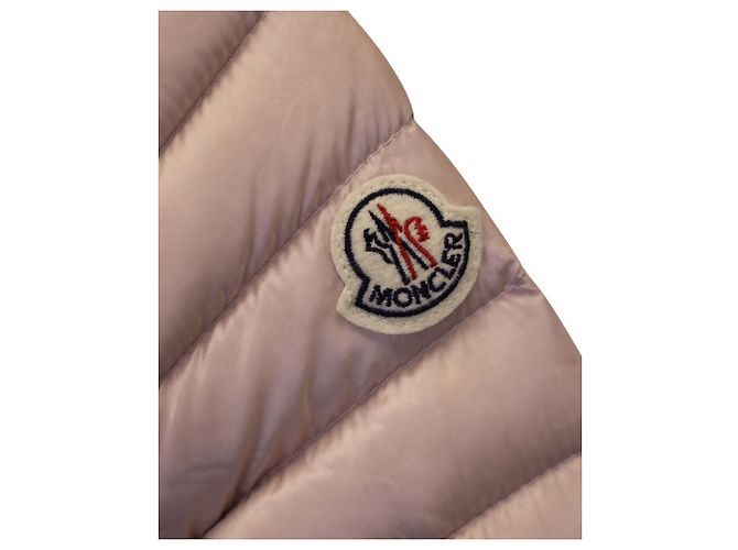 Anorak Moncler de nailon rosa pastel - vista 3