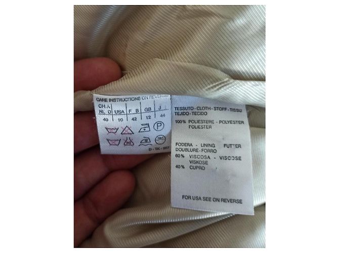 Gabardina impermeable Max Mara Beige - vista 3