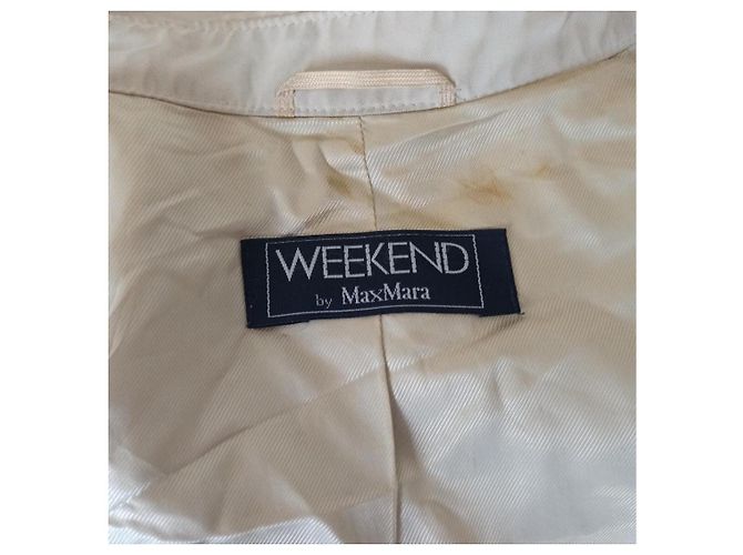 Gabardina impermeable Max Mara Beige - vista 4