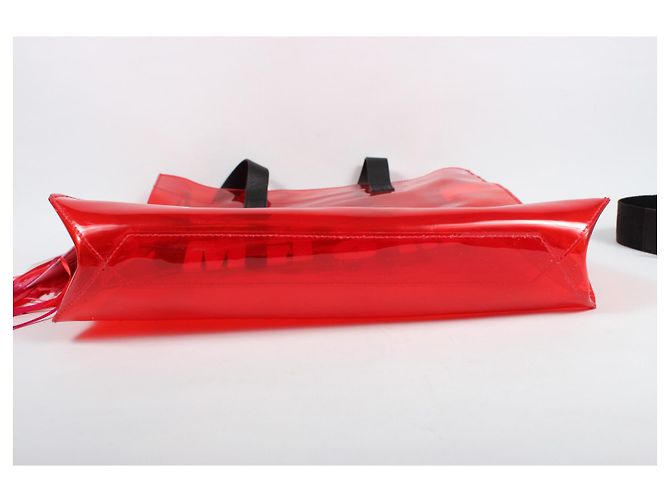 MSGM Handtasche rot aus Kunststoff - Ansicht 11