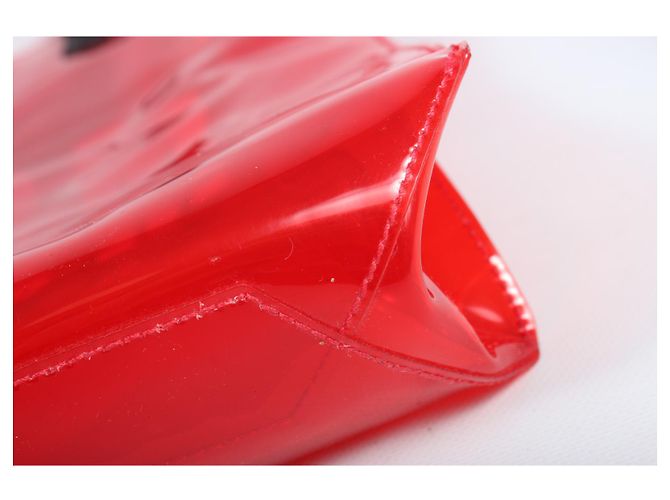 MSGM Handtasche rot aus Kunststoff - Ansicht 13