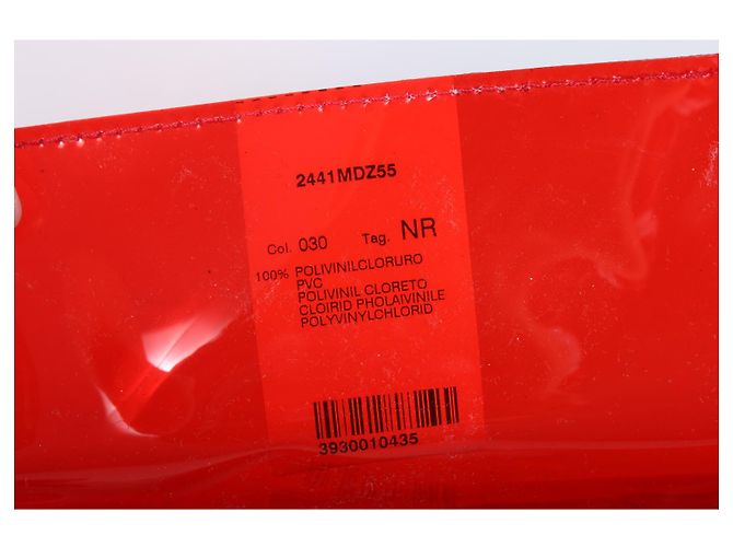 MSGM Handtasche rot aus Kunststoff - Ansicht 16