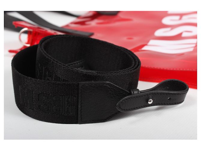 MSGM Handtasche rot aus Kunststoff - Ansicht 6