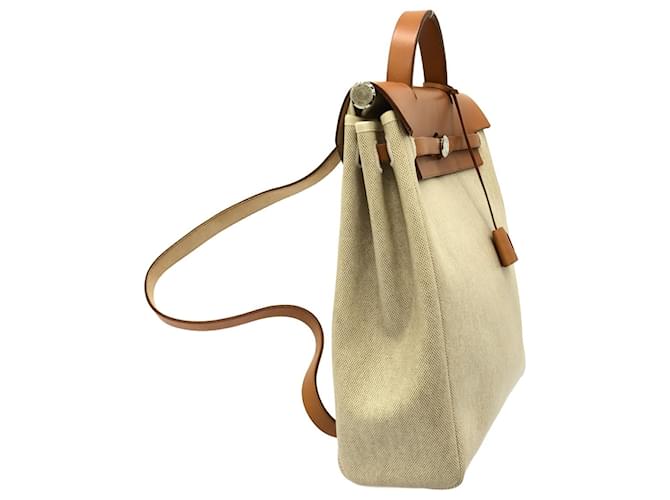 Hermès Hermes herbag Crudo - vista 4