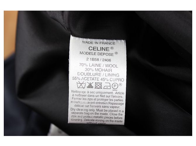 Pantalones Céline azules de lana - vista 11