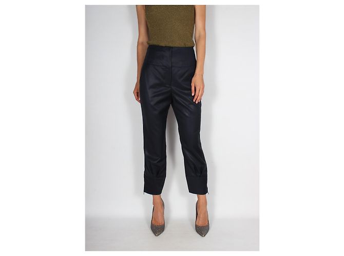 Pantalones Céline azules de lana - vista 2