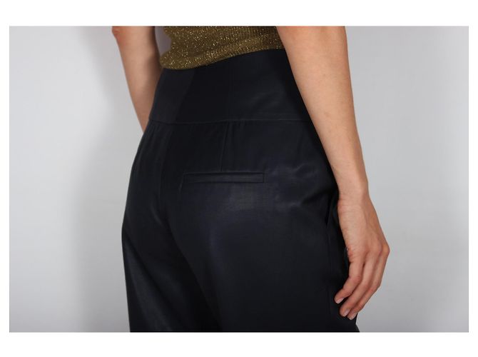Pantalones Céline azules de lana - vista 6