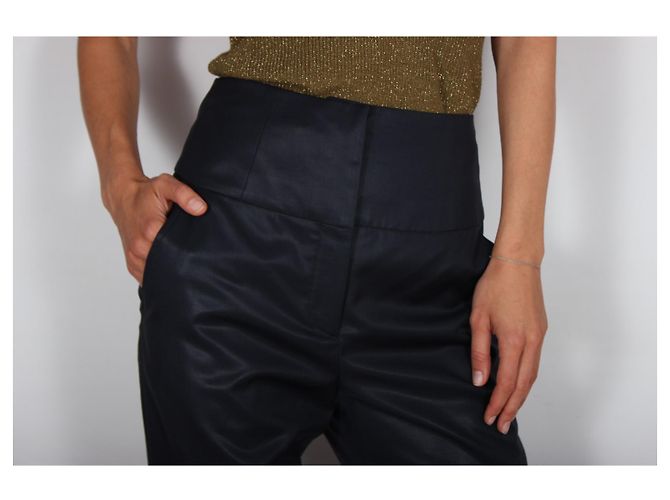 Pantalones Céline azules de lana - vista 7