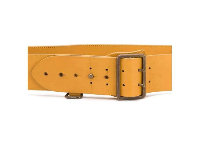 Cinturón de piel amarillo Gianfranco Ferré - vista 2