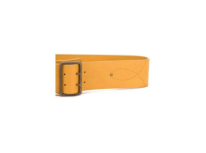 Cinturón de piel amarillo Gianfranco Ferré - vista 3