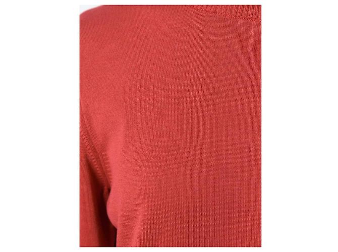 Pull en laine rouge Romeo Gigli - vue 5