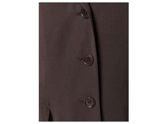 Blazer de lana marrón Moschino Castaño - vista 5