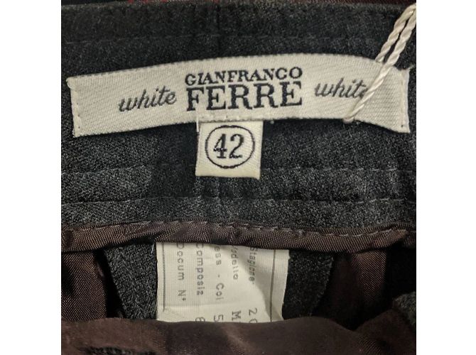 Gianfranco Ferré Pantalón gris oscuro Burdeos - vista 6