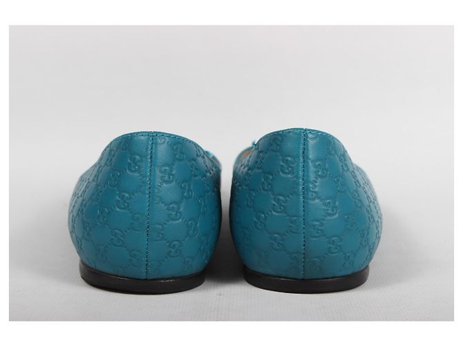 Ballerine Gucci in pelle blu - vista 8