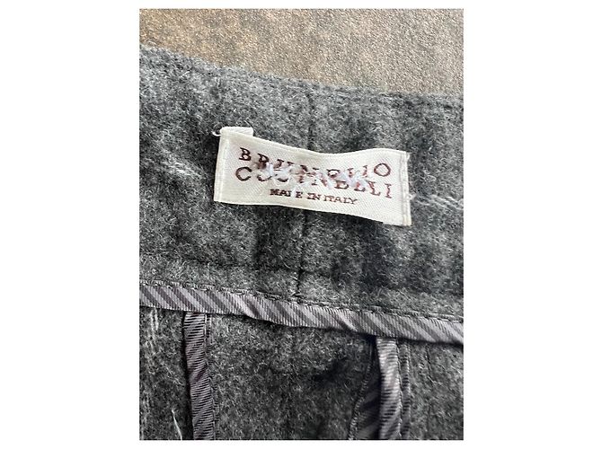 Brunello Cucinelli Wollhose grau - Ansicht 4