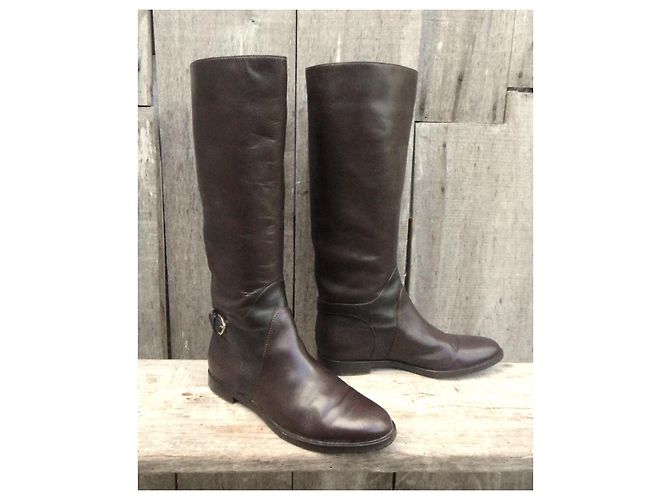 botas sergio rossi p 37 Castaño - vista 2