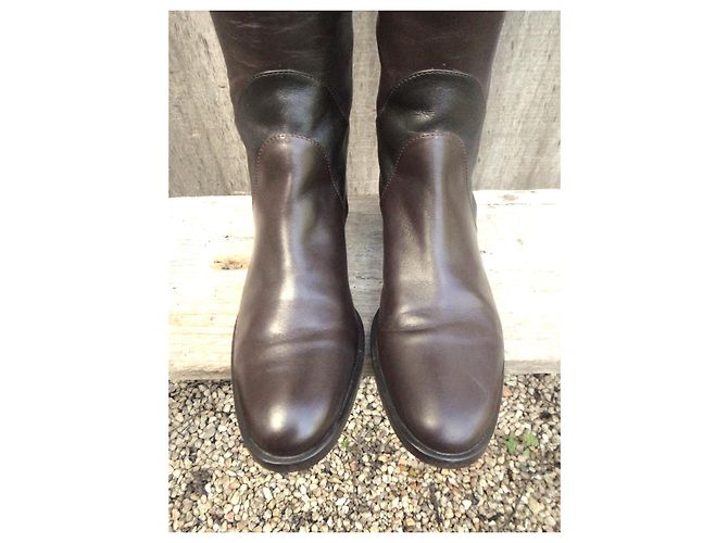 botas sergio rossi p 37 Castaño - vista 3