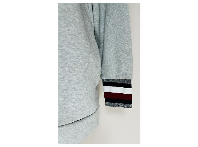 Tommy Hilfiger Sweatkleid Grau Baumwolle Mehrfarben - Ansicht 3