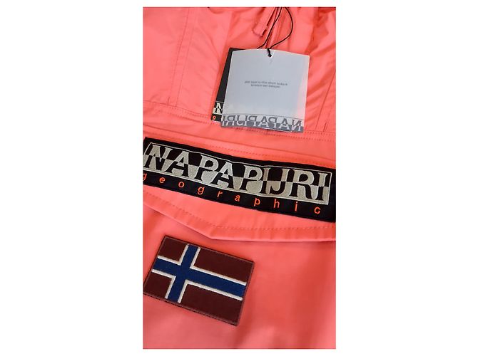 Chaqueta acolchada Napapijri Rainforest Coral Naranja - vista 2