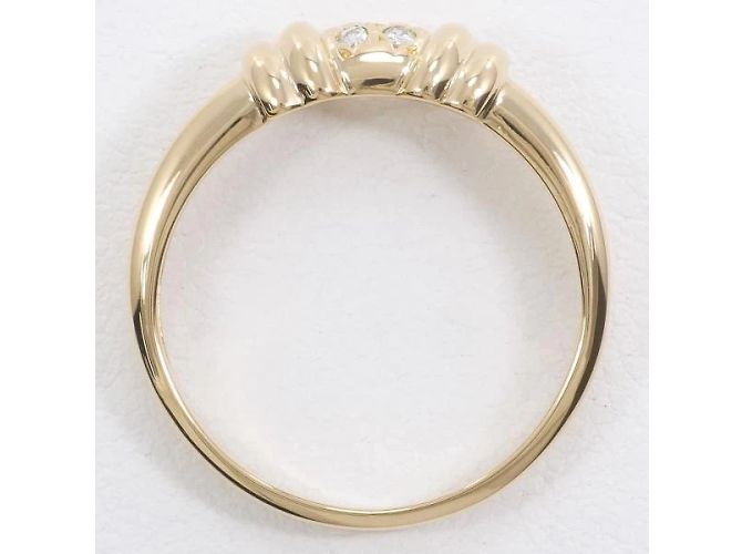 & Other Stories [LuxUness] 18Anello K Diamond Scroll Anello in metallo in condizioni eccellenti - vista 2