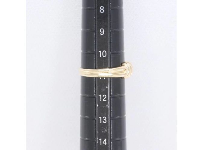 & Other Stories [LuxUness] 18Anello K Diamond Scroll Anello in metallo in condizioni eccellenti - vista 5