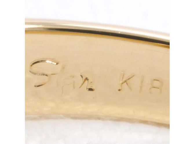 & Other Stories [LuxUness] 18Anello K Diamond Scroll Anello in metallo in condizioni eccellenti - vista 6
