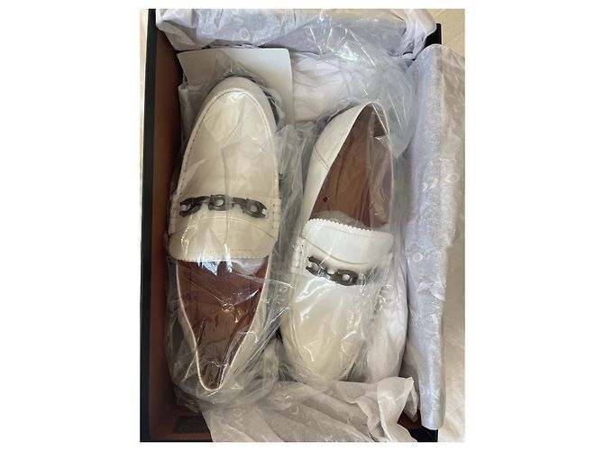 Mocassini Coach Putman in pelle bianca Bianco - vista 3
