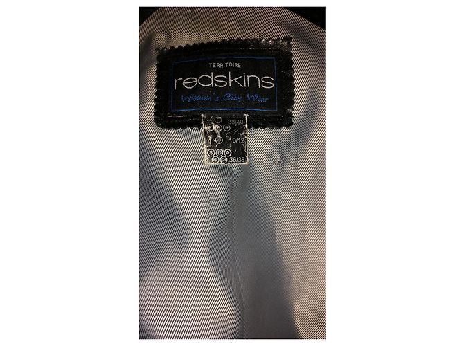 Redskins Bikerjacke aus schwarzem Büffelleder - Ansicht 4