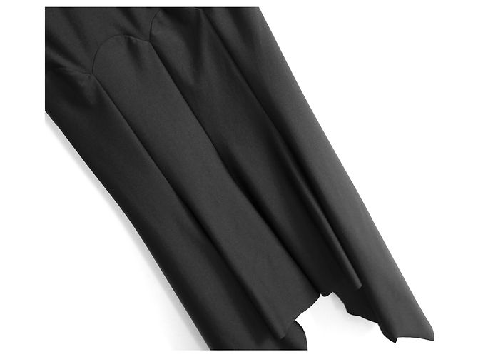 Vestido negro con paneles drapeados de Philosophy di Lorenzo Serafini - vista 2