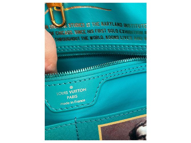 Louis Vuitton Neverfull Edición Limitada “Manet” Azul - vista 5