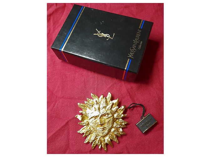 Yves Saint Laurent Spilla con viso solare YSL e Robert GOOSSENS - vista 3